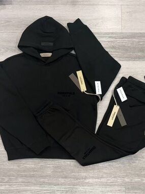 Men’s Black hoodie and pants sets